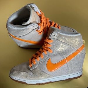 Nike Vintage Sky High Dunk Wedge Heel Women’s Sneaker/Shoe Size 8